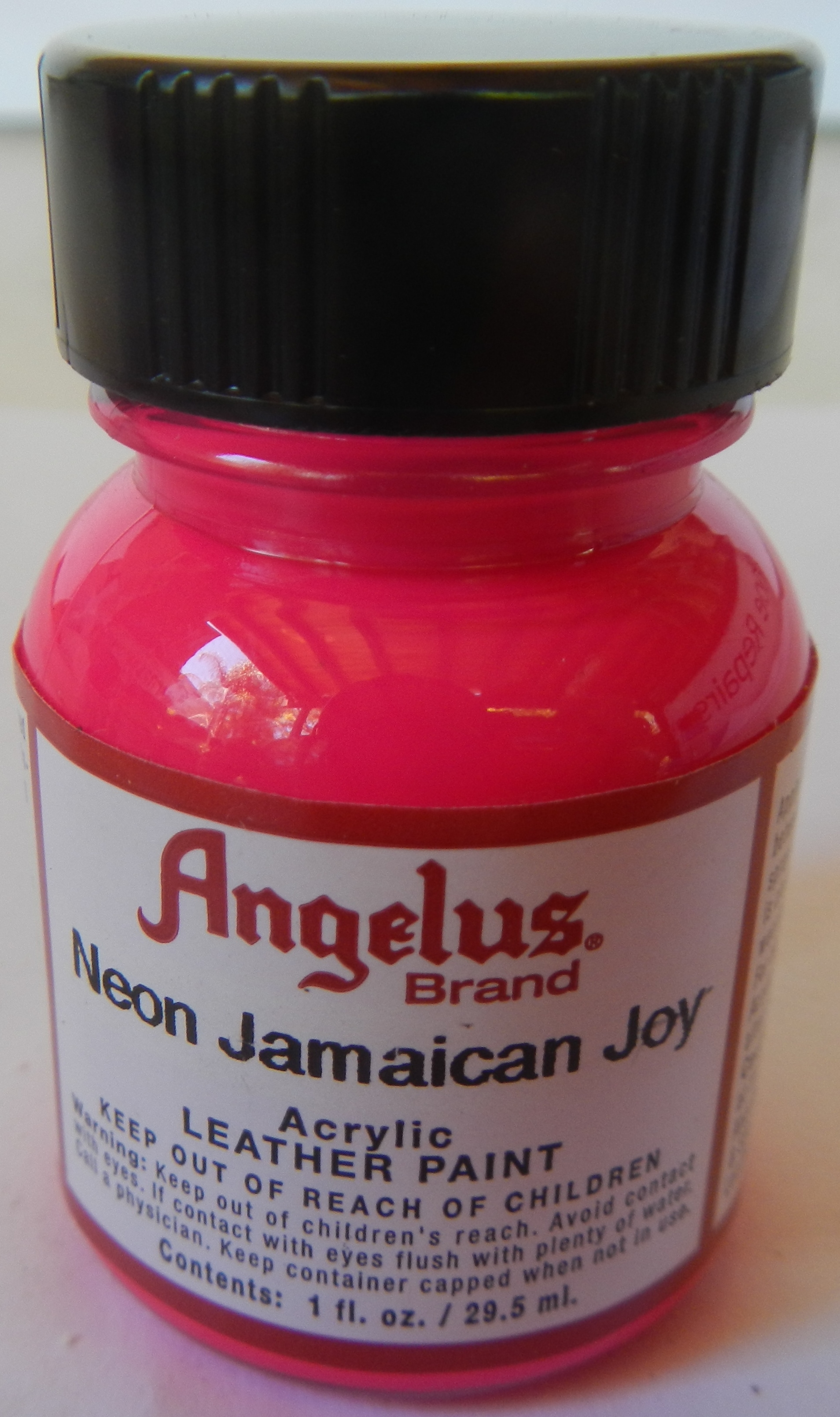 Angelus Neon Leather Paint Jamaicon Joy